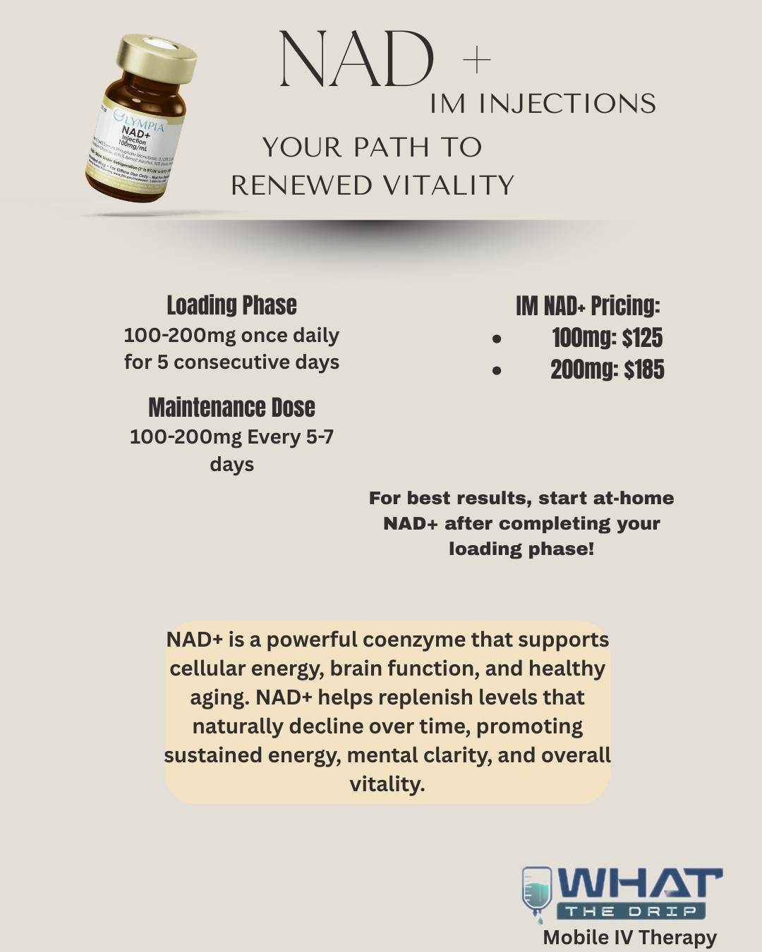 NAD+ injections explanation